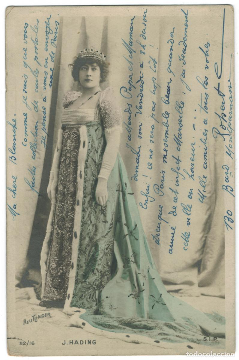 Postales: Actriz HADING, Jane_SIP. 112-6. Photo Reutlinger