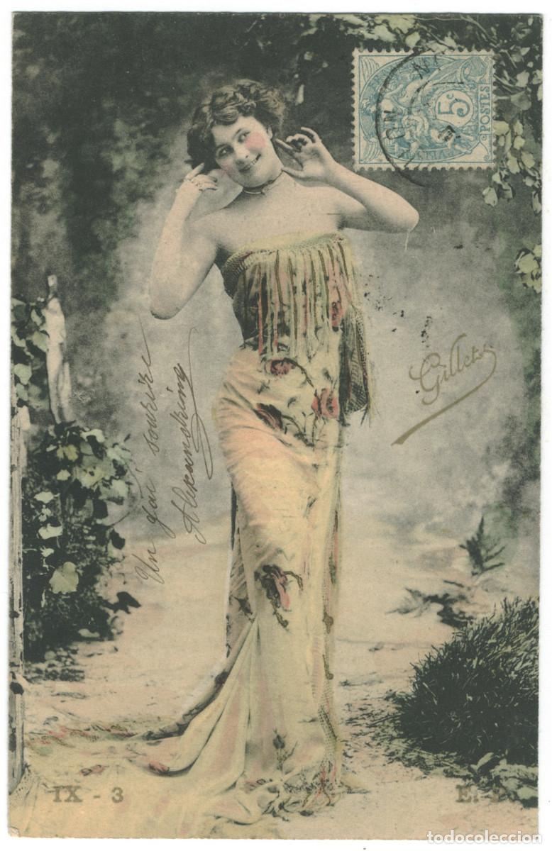Postales: Actriz francesa GILLET, Mlle._EP. IX-3 - Foto 1