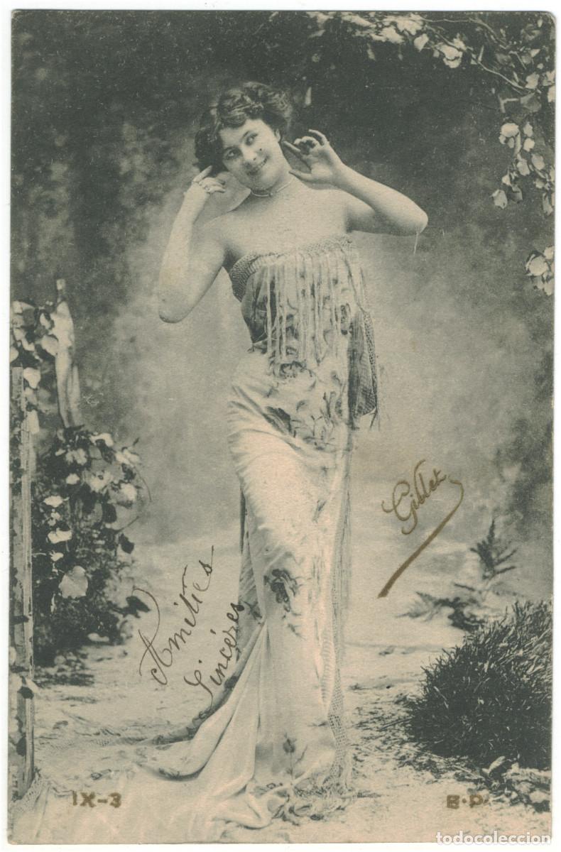 Postales: Actriz francesa GILLET, Mlle._EP. IX-3 - Foto 1