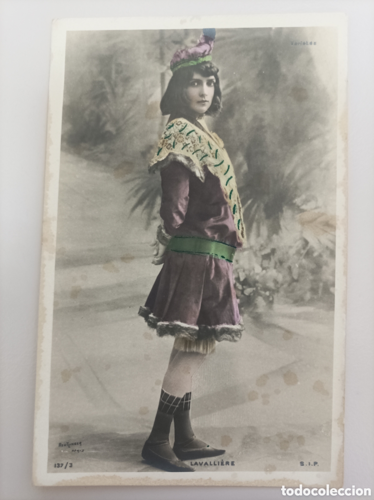 Postales: Actriz francesa LAVALLI&Egrave;RE_SIP. 137-3. Photo Reutlinger