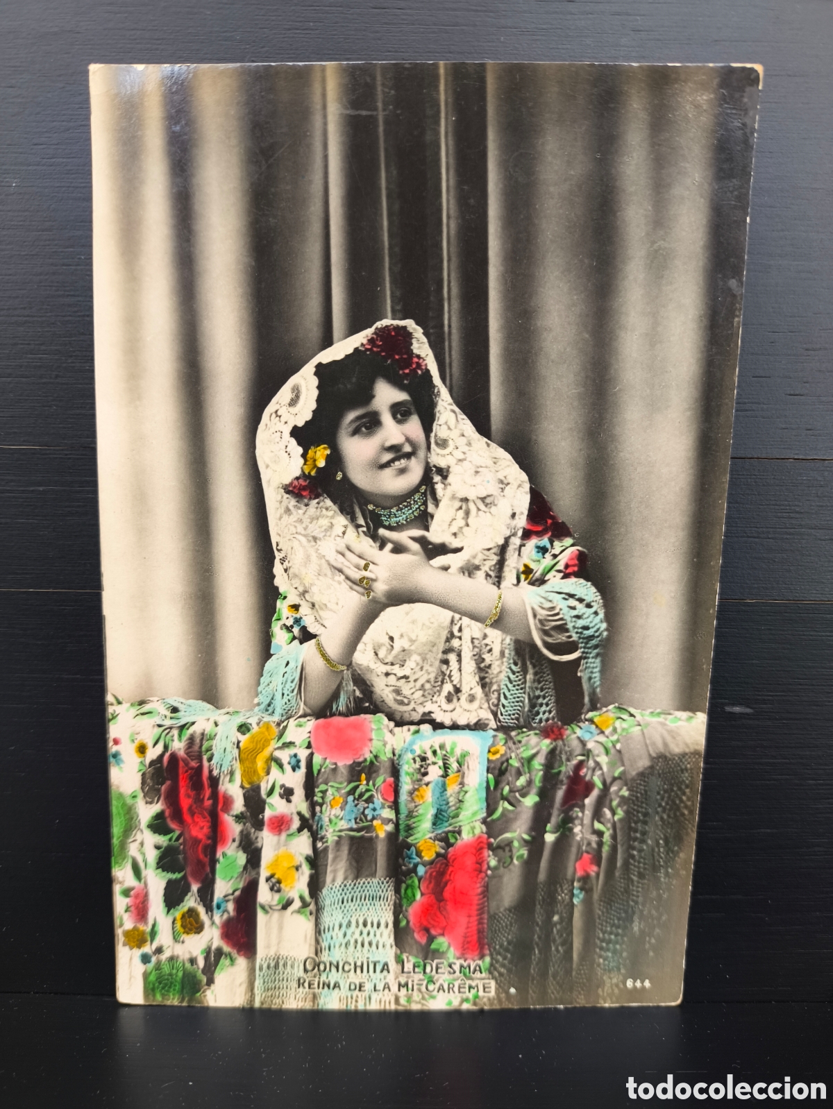 Postales: Antigua postal Conchita Ledesma famosa&nbsp;artista de variedades y cupletista espa&ntilde;ola Ed Ernesto Madrid