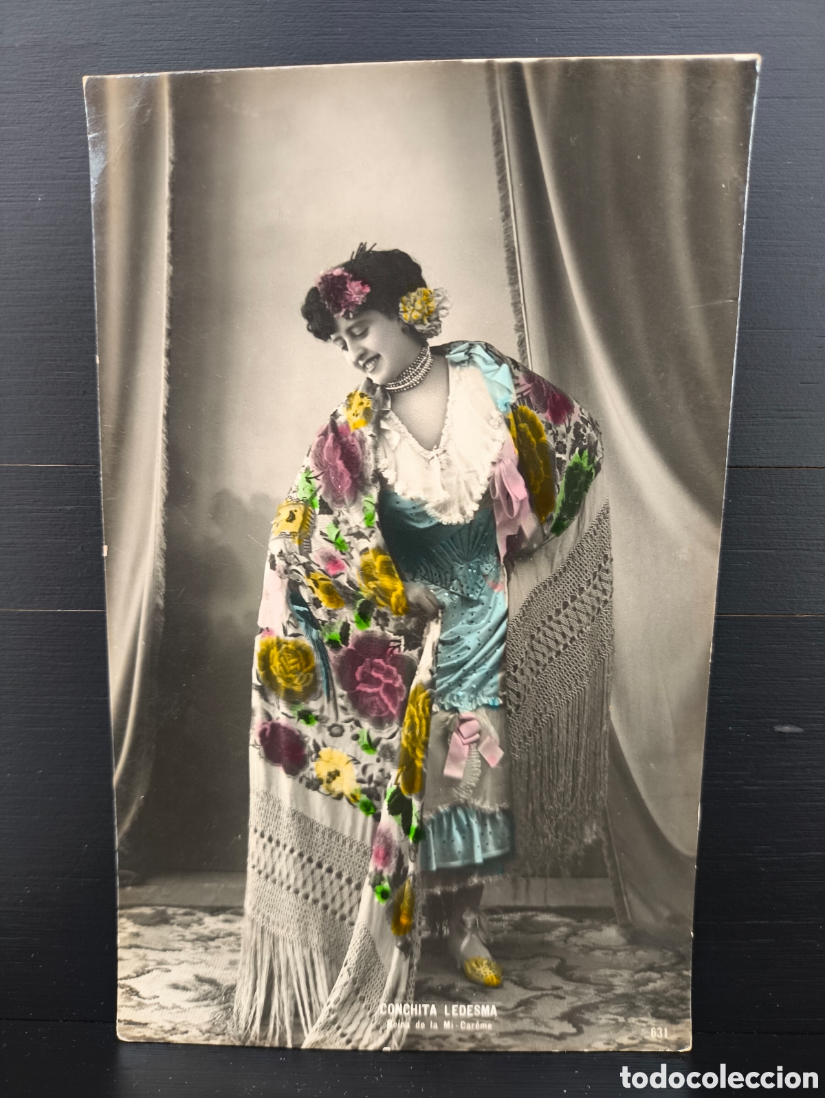 Postales: Antigua postal Conchita Ledesma famosa&nbsp;artista de variedades y cupletista espa&ntilde;ola Ed Ernesto Madrid