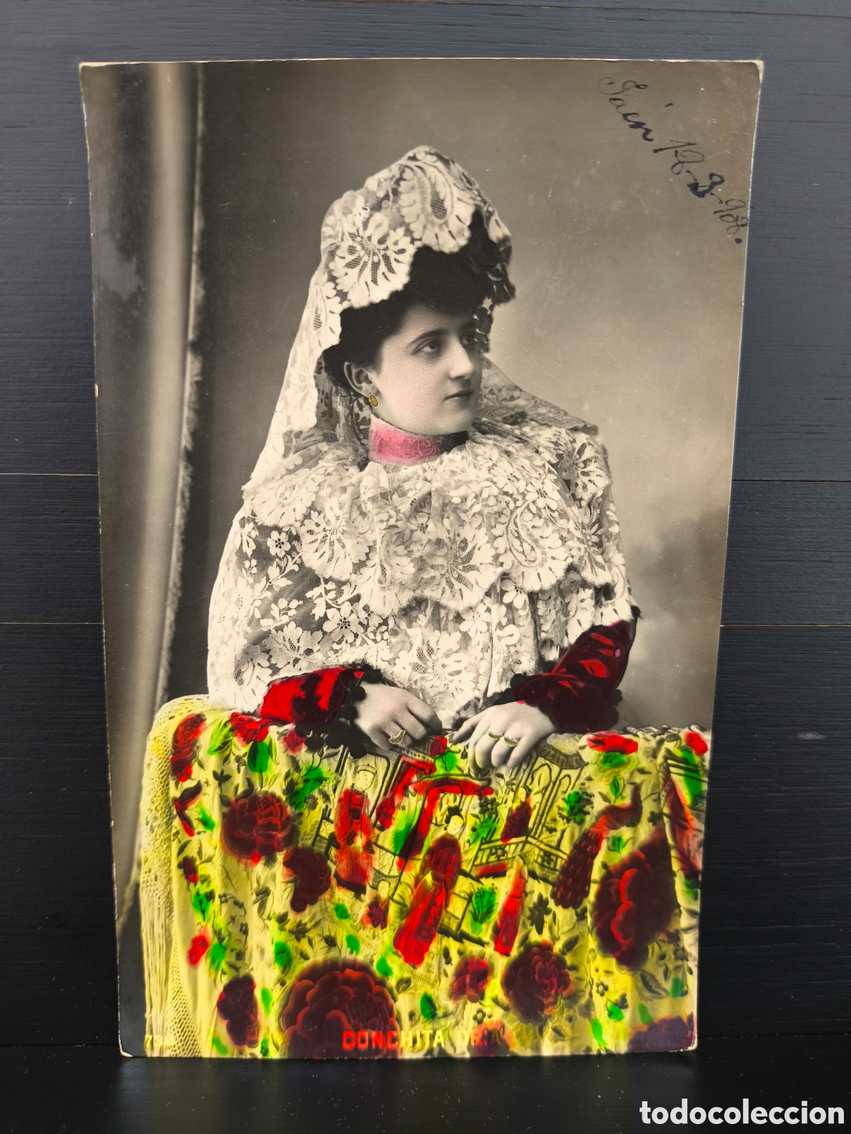 Postales: Antigua postal Conchita Oria famosa&nbsp;actriz de teatro y cupletista espa&ntilde;ola Ed. Ernesto Madrid 1908
