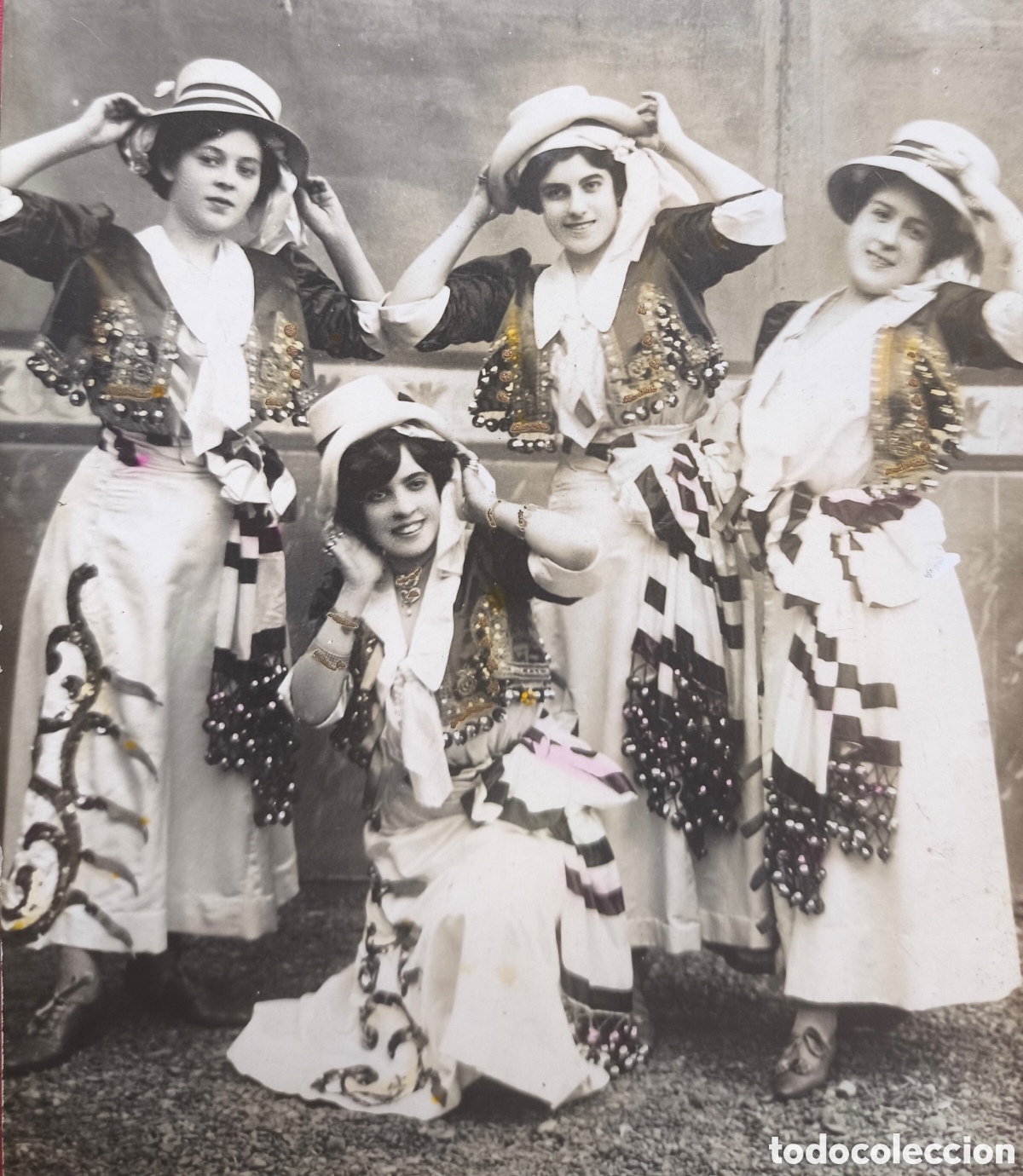 Postales: FOTOGRAF&Iacute;A GRUPAL CUPL&Eacute; EL PA&Iacute;S DE LAS HADAS POSTAL FOTOGR&Aacute;FICA C. 1910