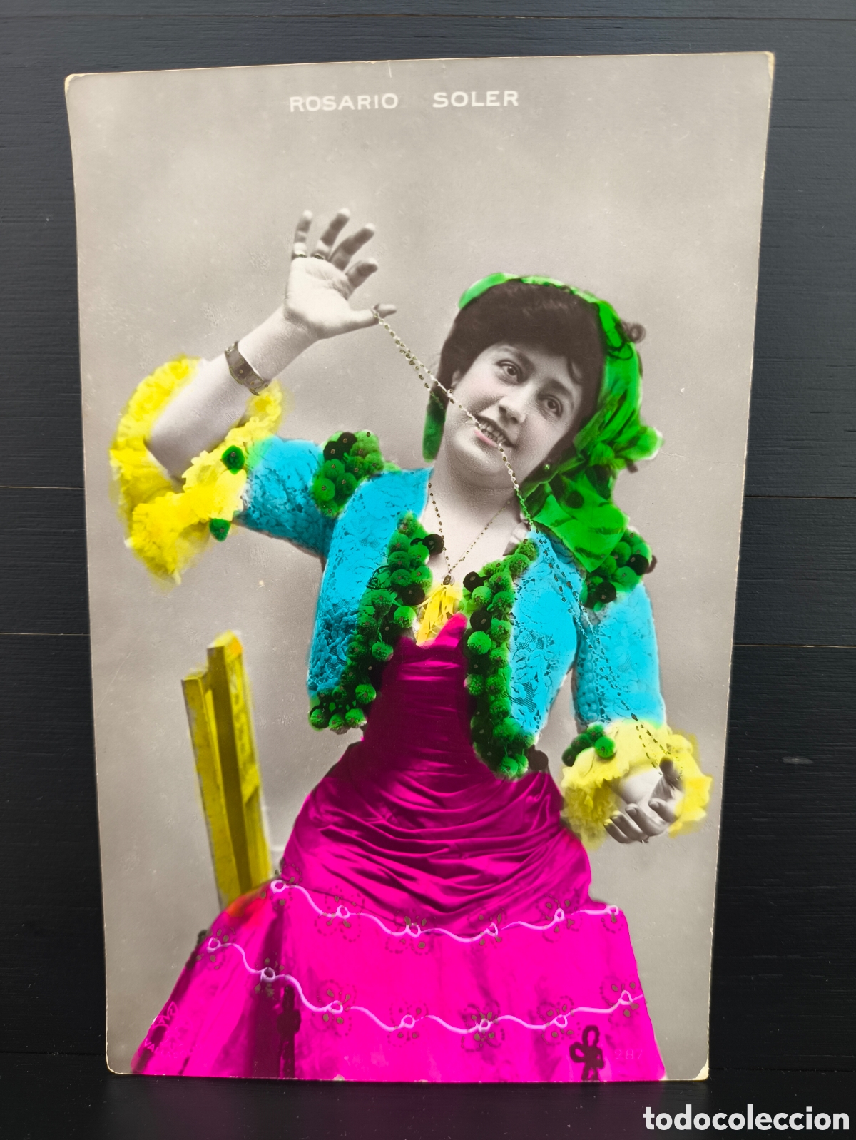 Postales: Antigua postal Rosario Soler famosa actriz de zarzuela y cupletista espa&ntilde;ola Ed. ALC Valladolid 1909