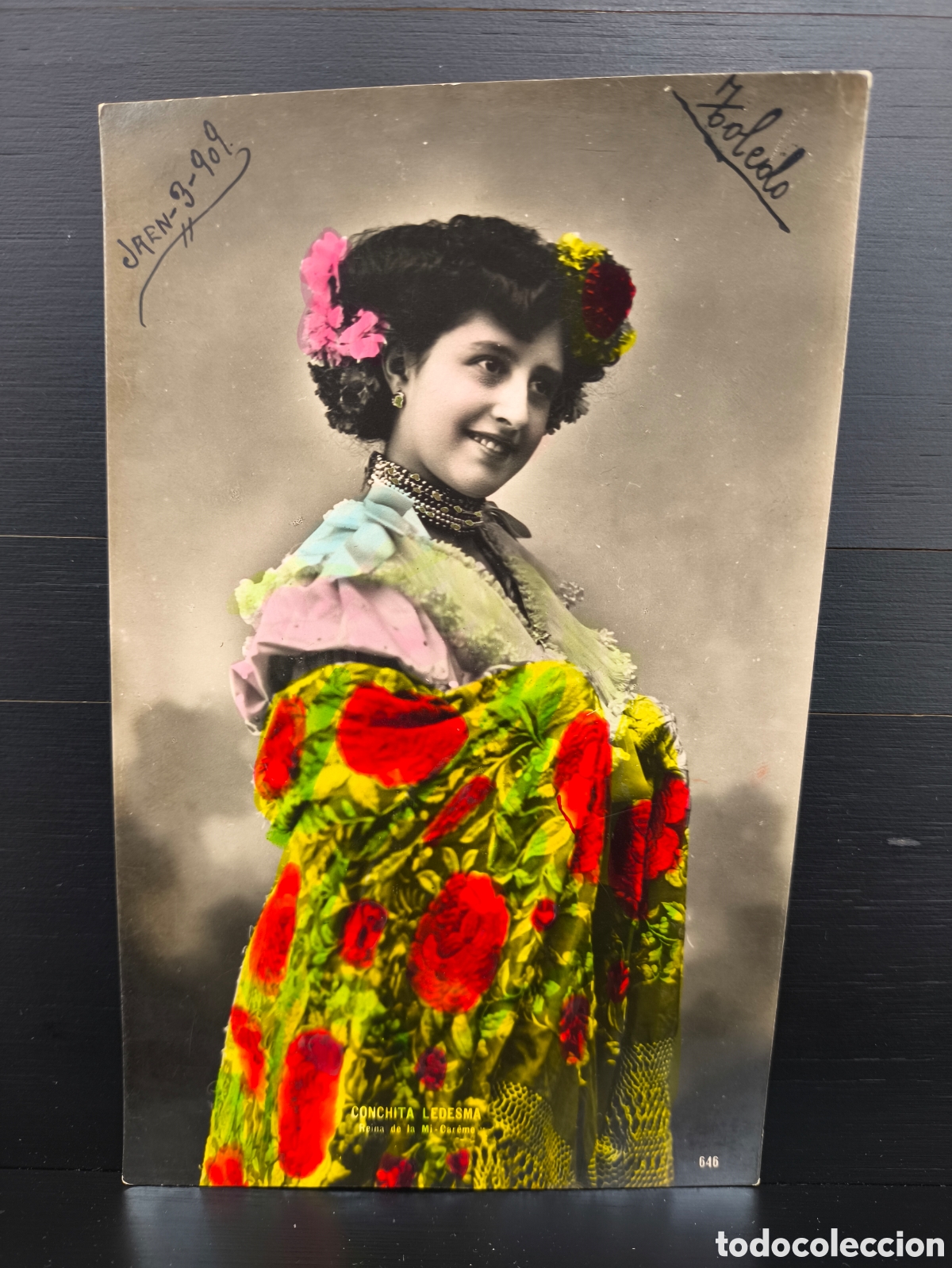 Postales: Antigua postal Conchita Ledesma famosa&nbsp;artista de variedades cupletista espa&ntilde;ola Ernesto Madrid 1909