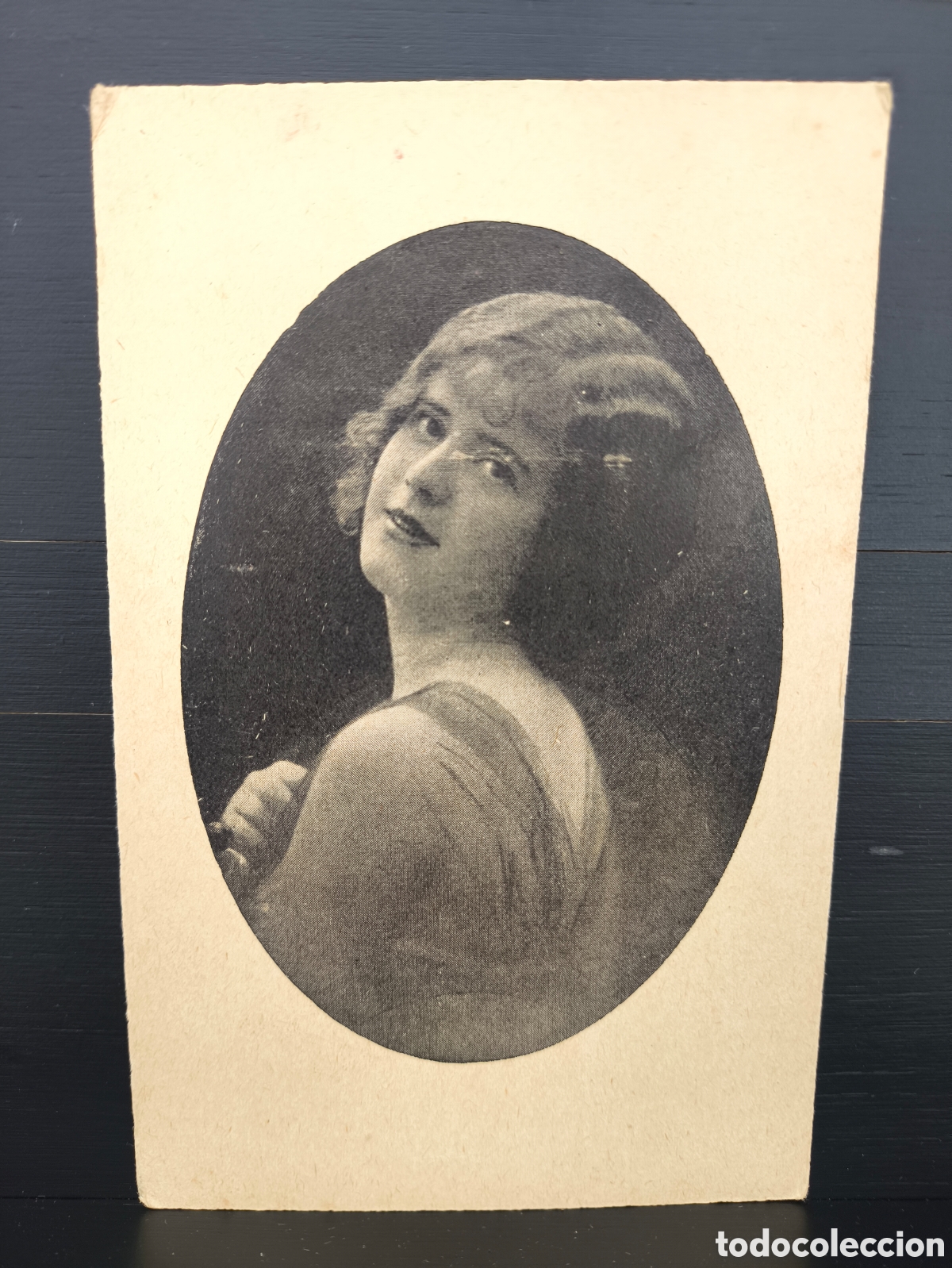 Postales: Antigua postal fotograf&iacute;a de estudio retrato mujer est&eacute;tica Art D&eacute;co a&ntilde;os 20 Ed. Arte Postal Madrid