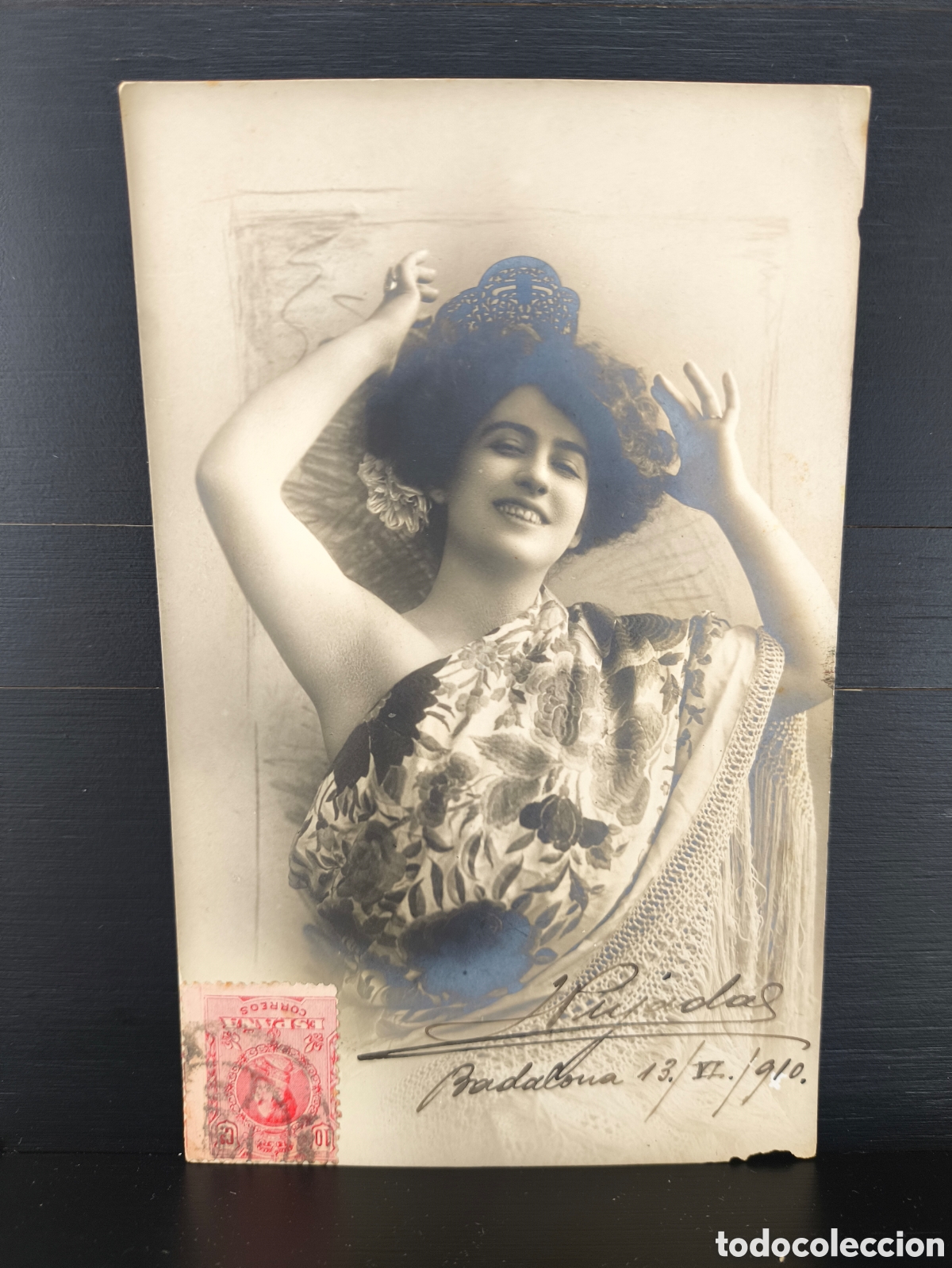 Postales: Antigua postal&nbsp;artista Consuelo Vello Cano La Fornarina famosa cupletista espa&ntilde;ola 1910