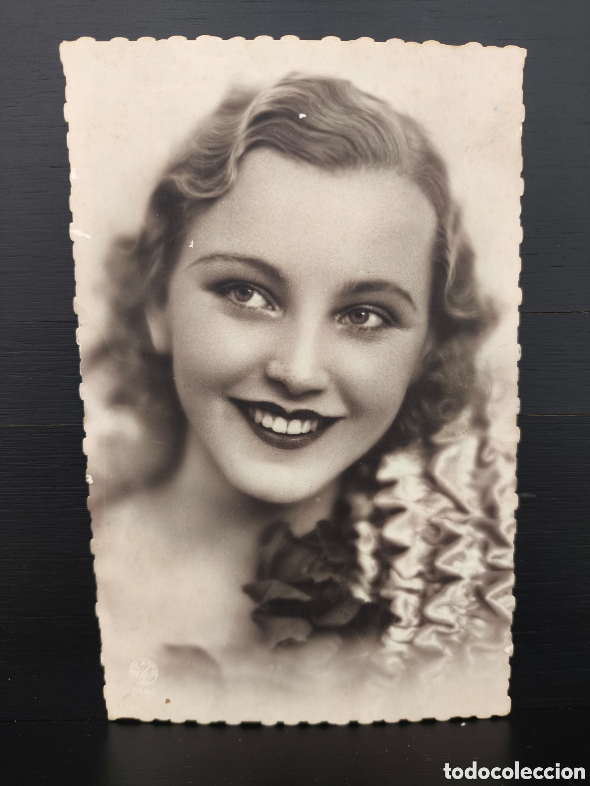 Postales: Antigua postal fotogr&aacute;fica artista Aase Clausen modelo y actriz danesa Miss Europa 1932