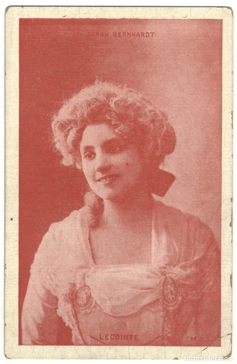 Postales: Actriz LECOINTE_Sin datos& Chocolat Giry. Sarah Bernhardt - Foto 1