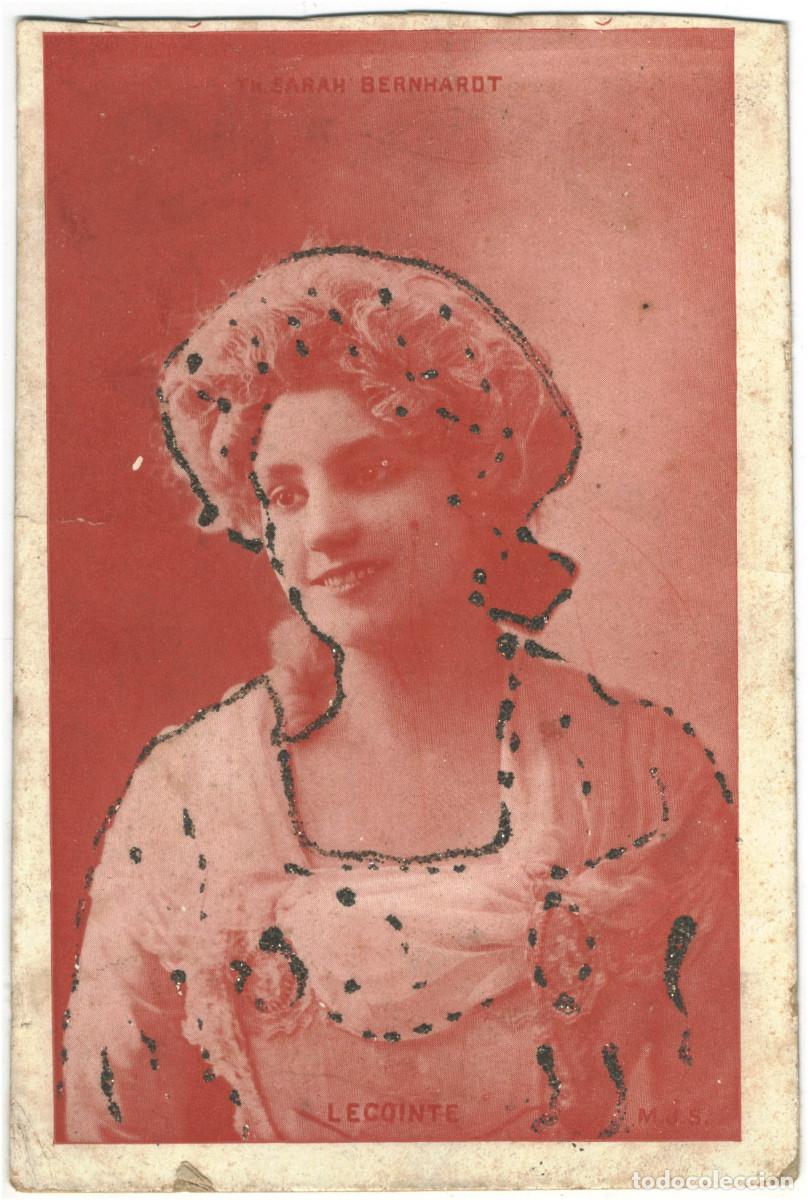 Postales: Actriz LECOINTE_Sin datos. Sarah Bernhardt - Foto 1