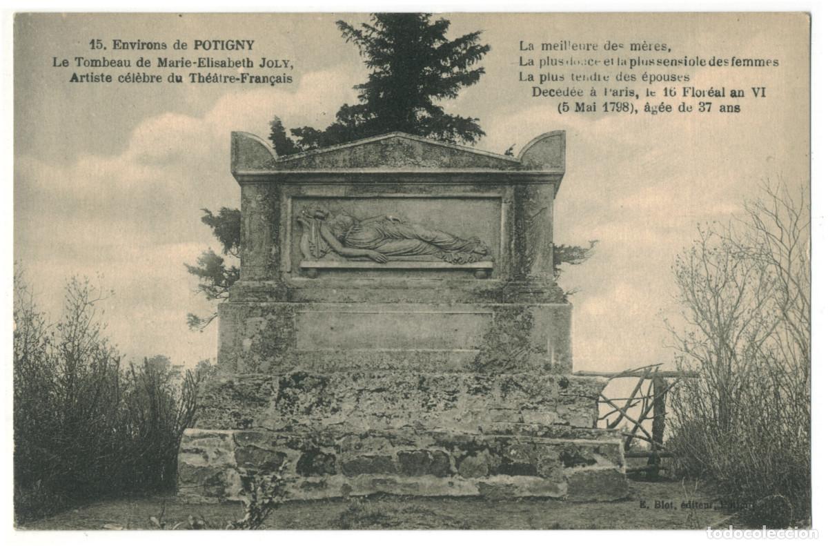 Postales: Actriz JOLY, Marie Elizabeth_Sin datos. 15. Environs de Potigny. Le tombeau