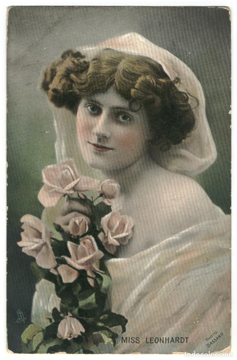 Postales: Actriz LEONHARDT, Miss_Raphael Tuck Photochrome (Celebrities of the Stage; 4416). Photo Bassano