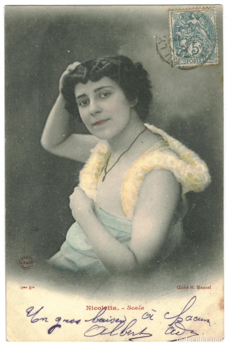 Postales: Actriz NICOLETTA_AB. 9. Photo H. Manuel