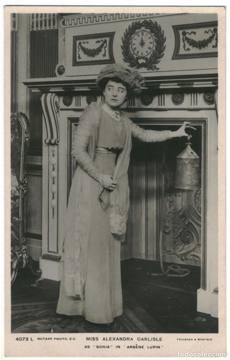 Postales: Actriz CARLISLE, Alexandra_Rotary. 4073 L. As Sonia in Ars&egrave;ne Lupin. Photo Foulsham & Banfield