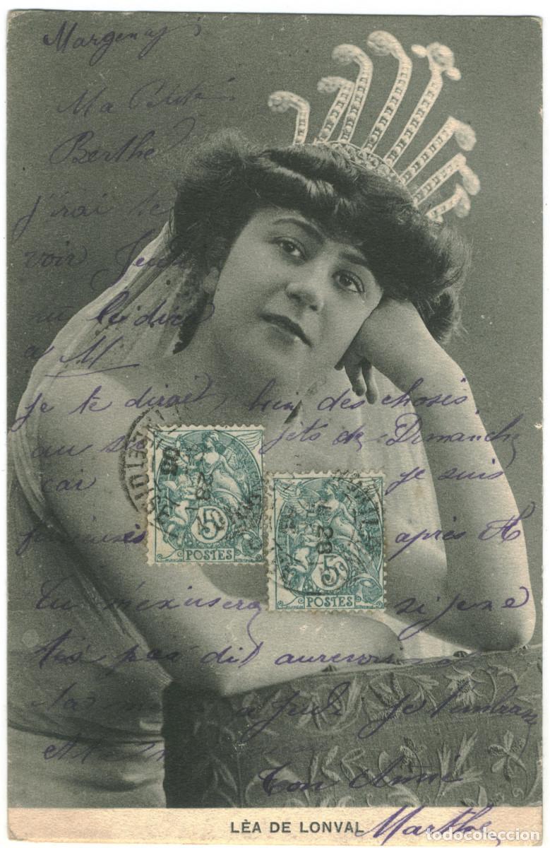 Postais: Actriz LONVAL, L&eacute;a de_Breger