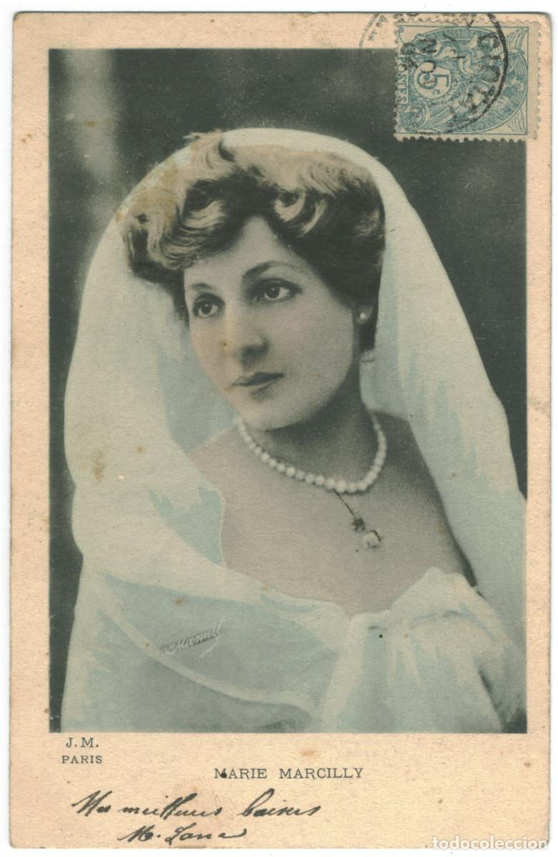 Cartoline: Actriz francesa MARCILLY, Marie_J . Photo H. Manuel