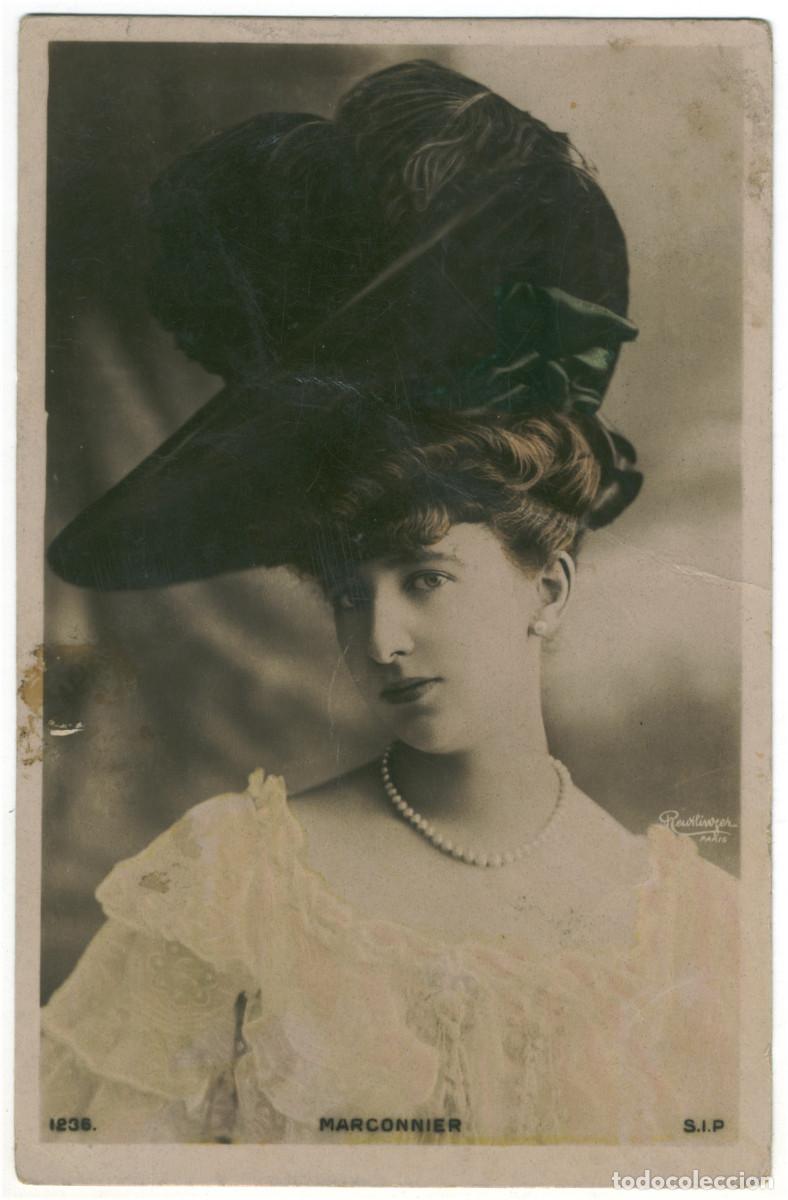 Cartoline: Actriz francesa MARCONNIER_SIP. 1236. Photo Reutlinger