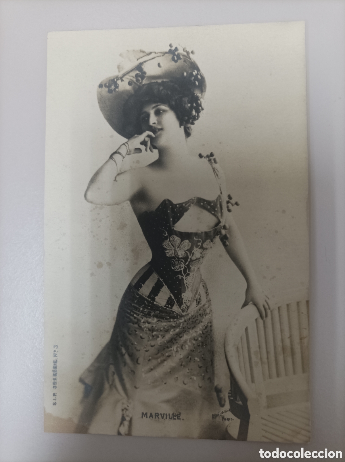 Postcards: Actriz francesa MARVILLE, Marie_SIP. 39-3. Photo Reutlinger