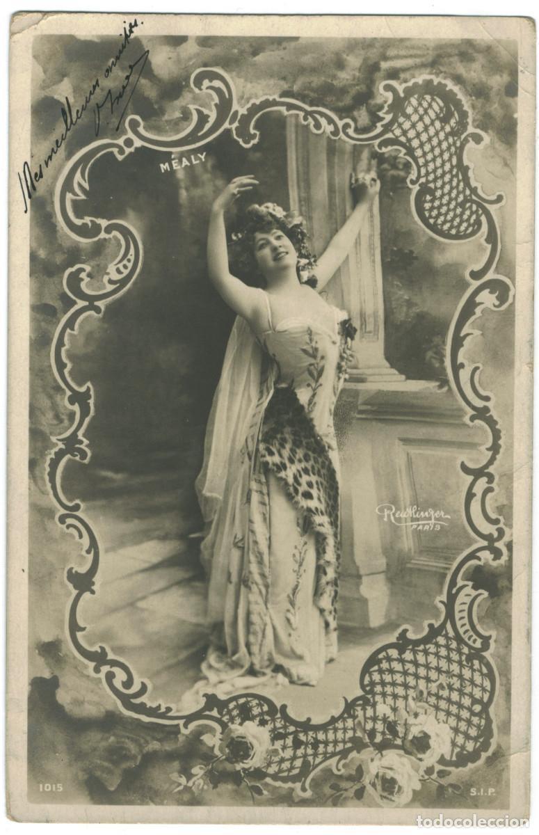Postales: Actriz francesa M&Eacute;ALY, J._SIP. 1015. Photo Reutlinger