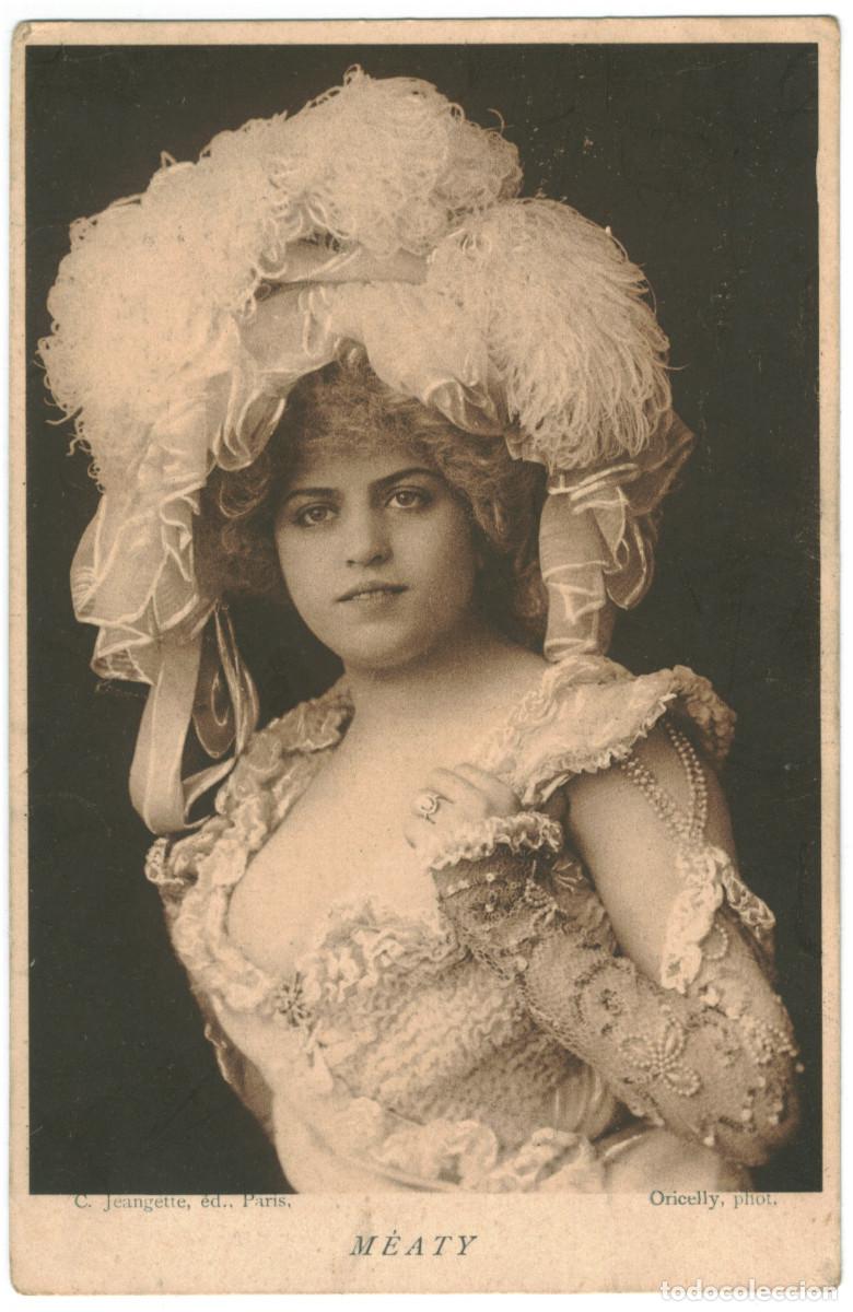 Postales: Actriz francesa M&Eacute;ATY_C. Jeangette. Photo Oricelly