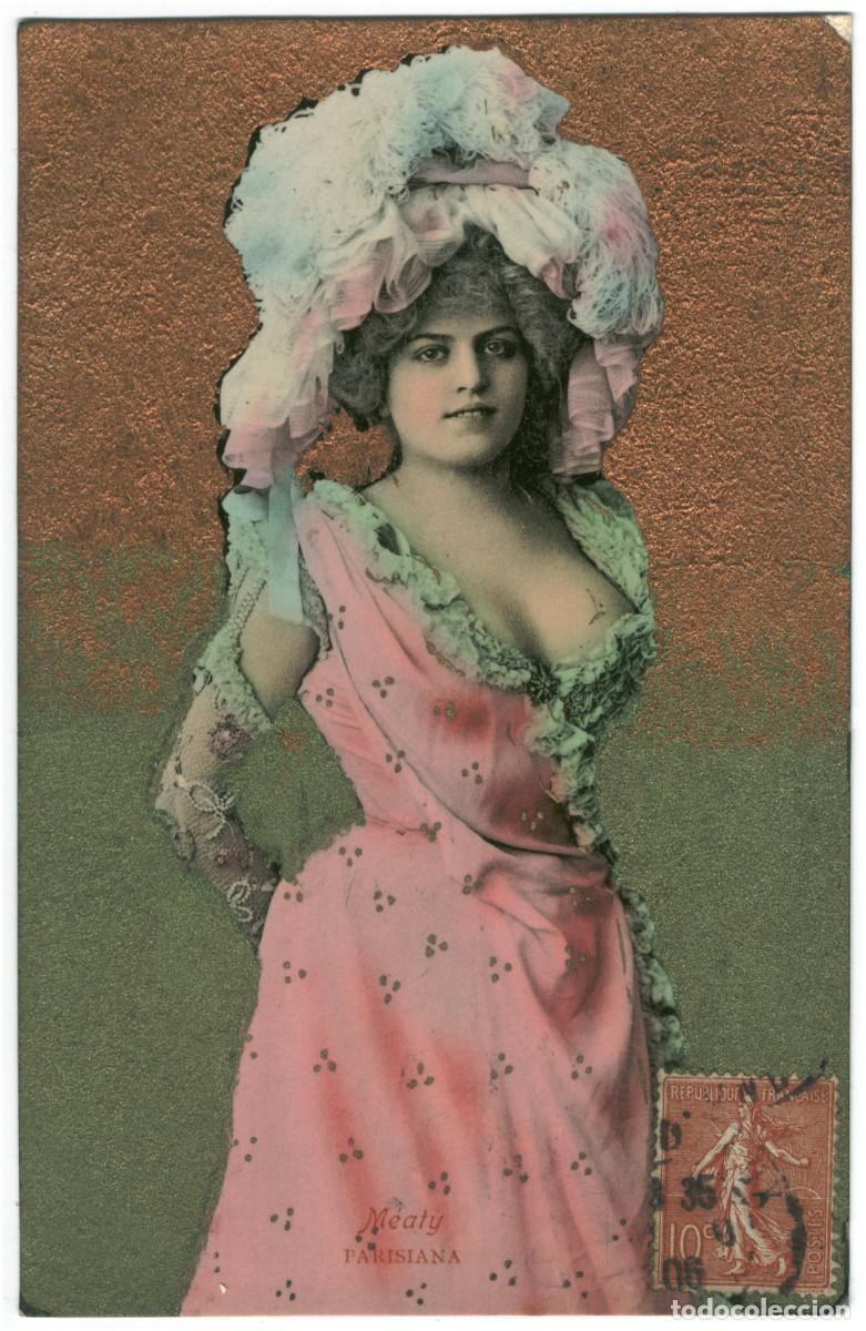 Postales: Actriz francesa M&Eacute;ATY_Sin datos. Parisiana