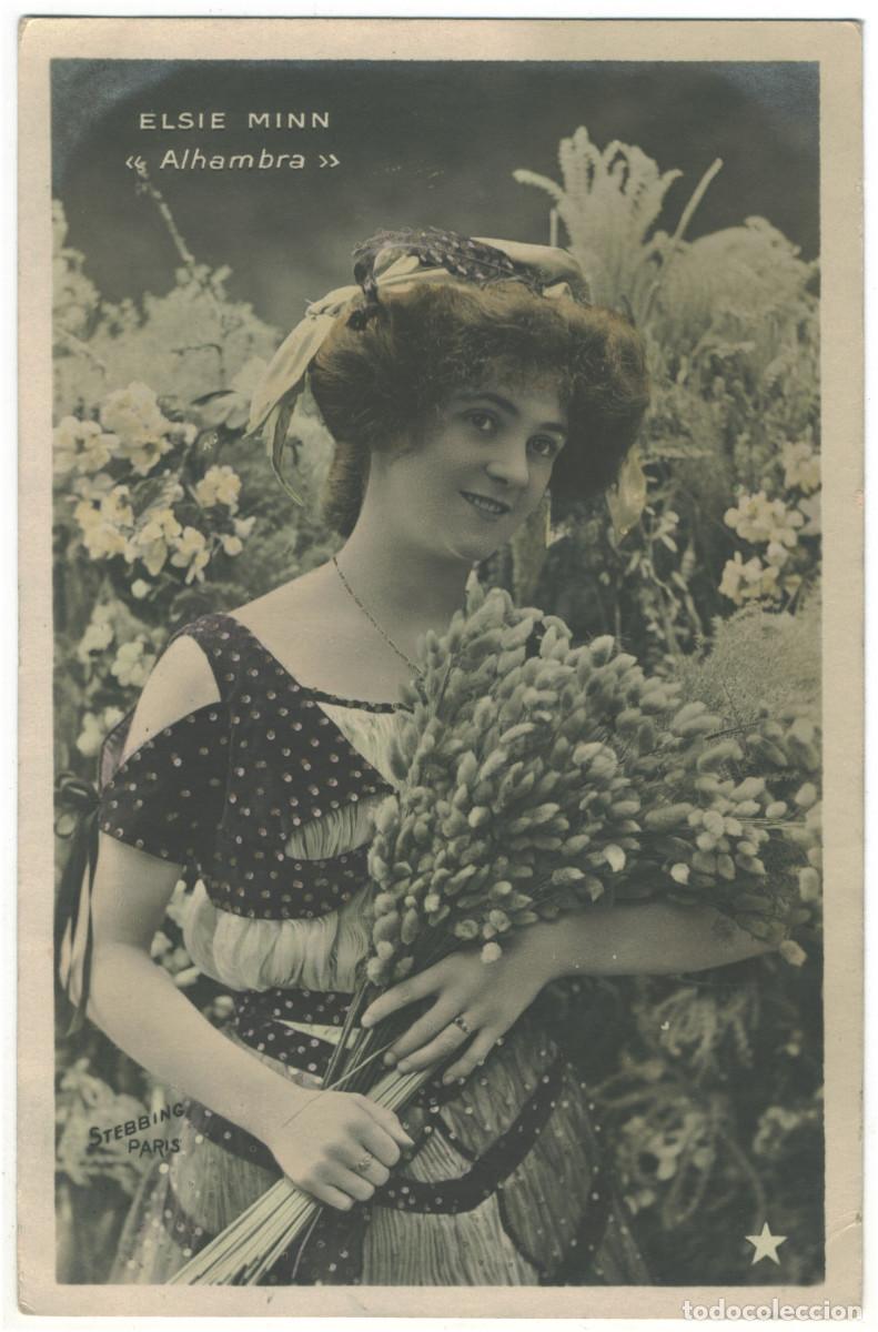Postales: Actriz MINN, Elsie_&Eacute;toile. 784-77. Alhambra. Photo Stebbing