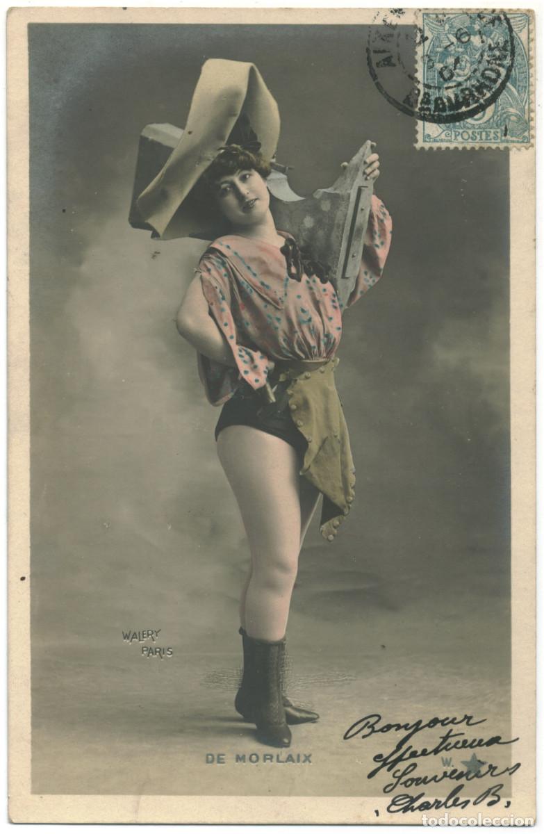 Postales: Actriz MORLAIX, Yvonne de_W &Eacute;toile. 736. Photo Wal&eacute;ry