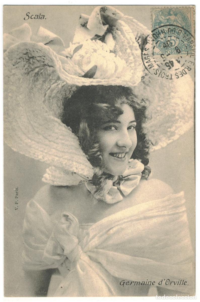 Postales: Actriz ORVILLE, Germaine d'_VP. Scala
