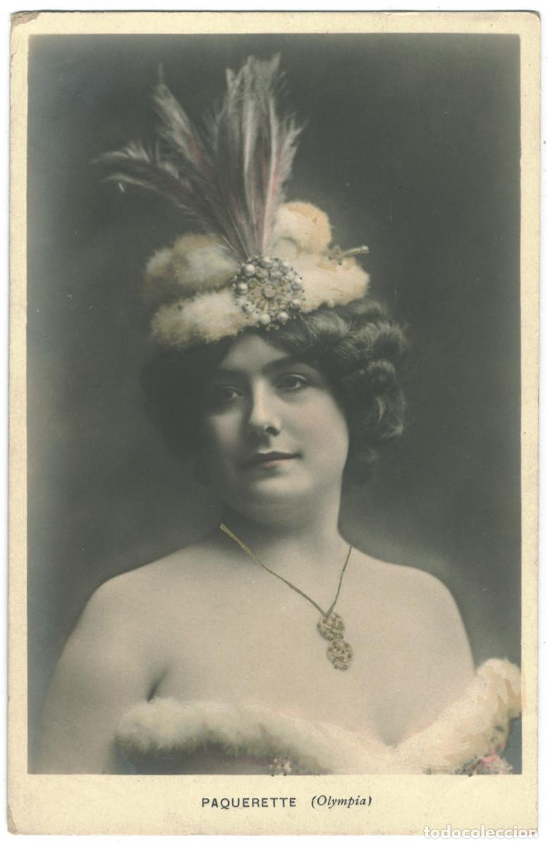 Postales: Actriz PAQUERETTE, La_DL. Olympia
