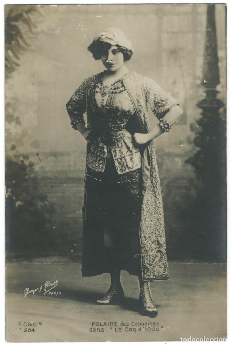 Postales: Actriz POLAIRE_FC. 284. In Le coq d'Inde at Capucines. Photo Boyer & Bert