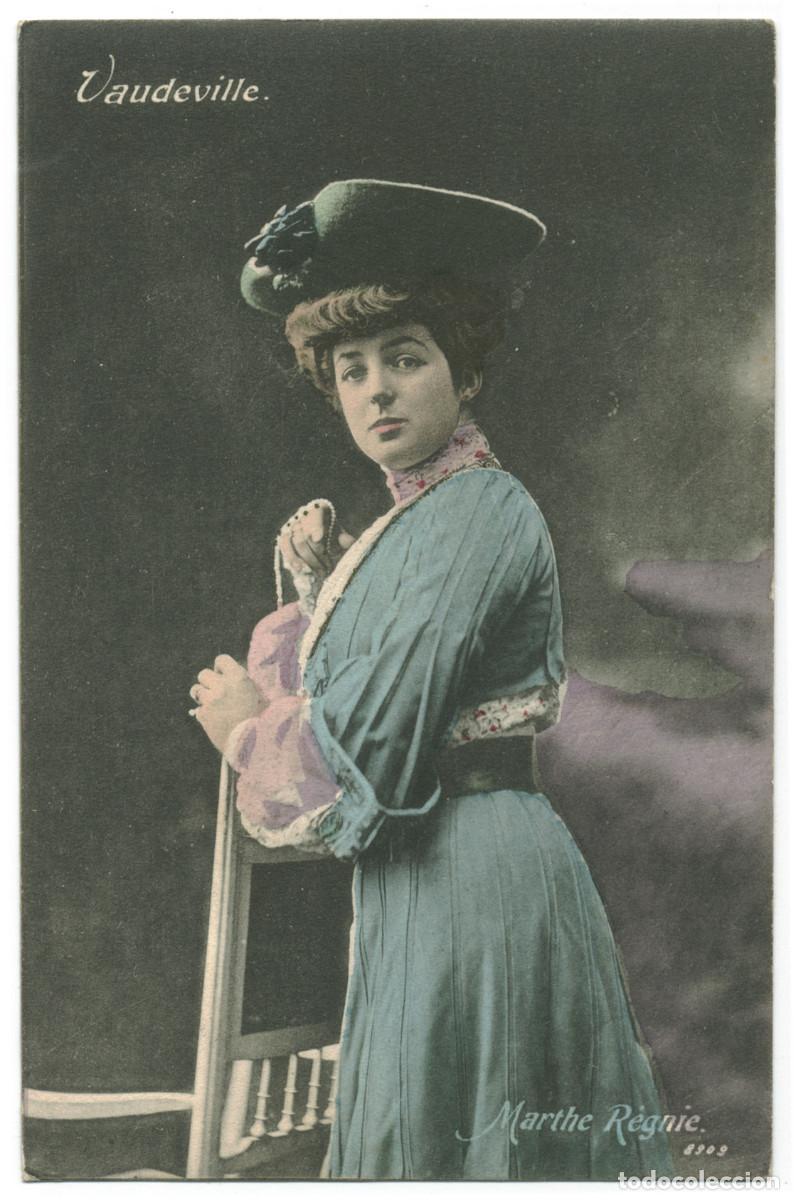 Postales: Actriz R&Eacute;GNIE, Marthe_Sin datos. 8909. Vaudeville - Foto 1