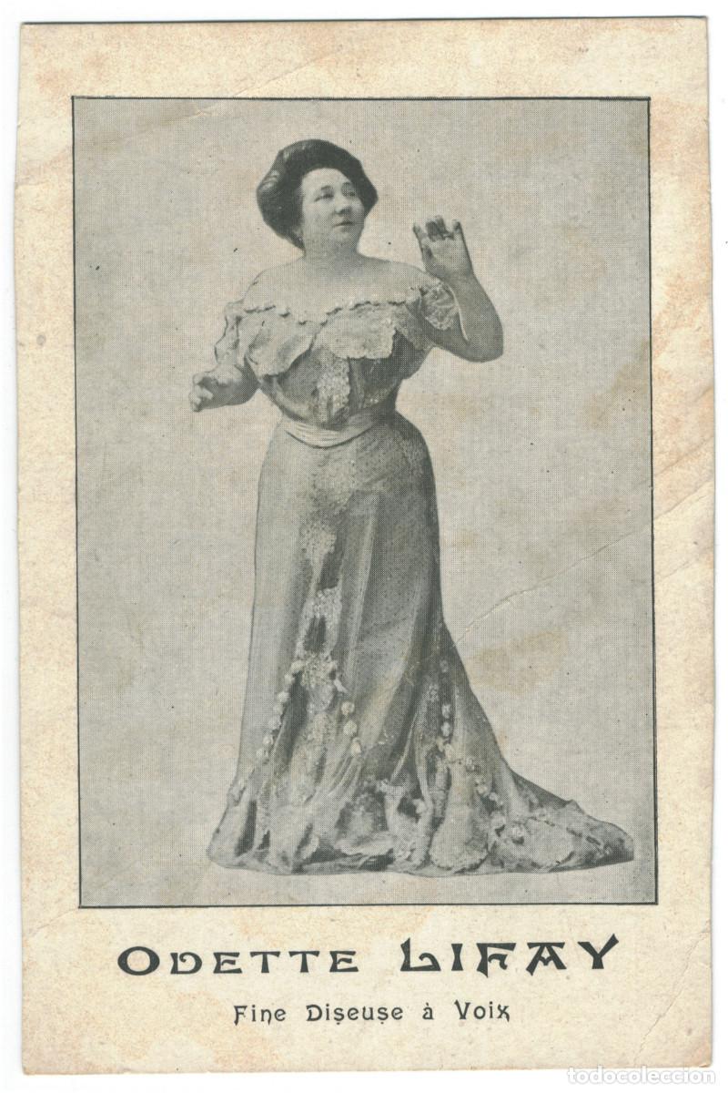 Cartoline: Actriz LIFAY, Odette_Sin datos. Fine Diseuse &agrave; Voix