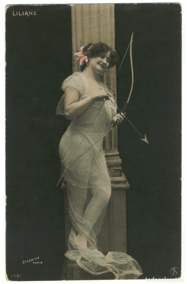 Cartoline: Serie (3 Postales) Actriz LILIANE_SIP. 1681. Photo Stebbing