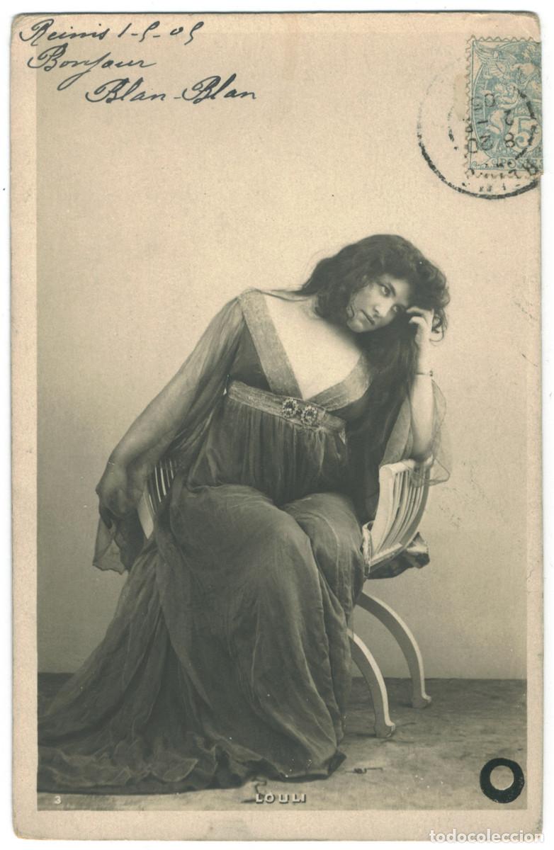 Postales: Actriz LOULI_C&iacute;rculo. 3