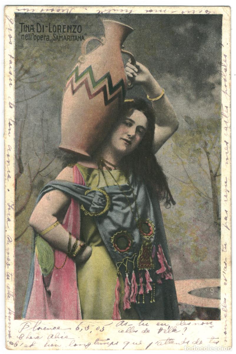 Postales: Actriz LORENZO, Tina di_UZM. 9. In Samaritana