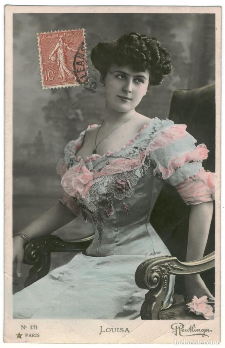 Postales: Actriz LOUISA_&Eacute;toile. 131. Photo Reutlinger