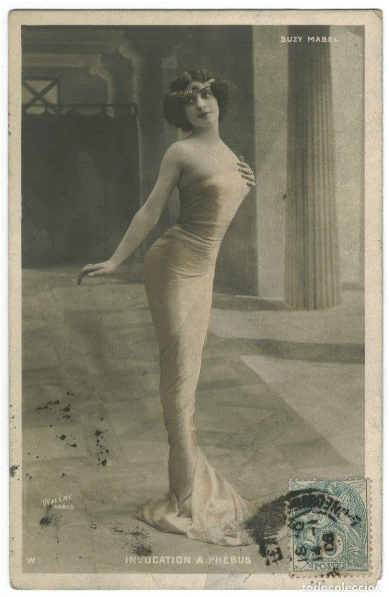 Postales: Actriz MABEL, Suzy_SIP. 5010. Invocation a Ph&eacute;bus. Photo Wal&eacute;ry