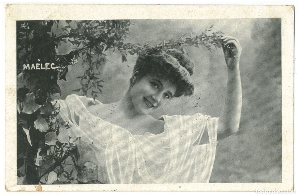 Postales: Actriz MA&Euml;LEC_Sin datos