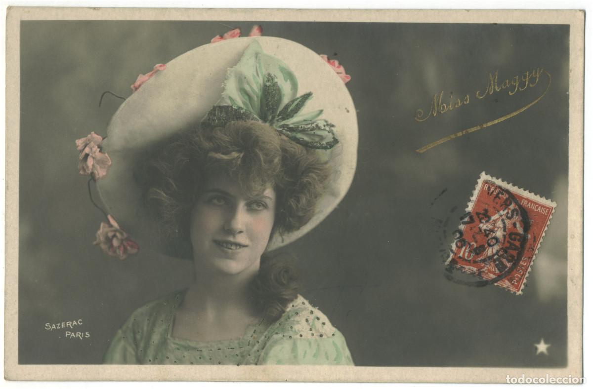 Cartoline: Actriz MAGGY, Miss_&Eacute;toile. 827-91. Photo Sazerac