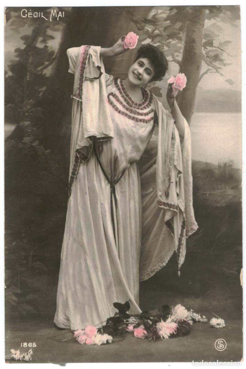 Cartoline: Actriz MAI, C&eacute;cil_SIP. 1865