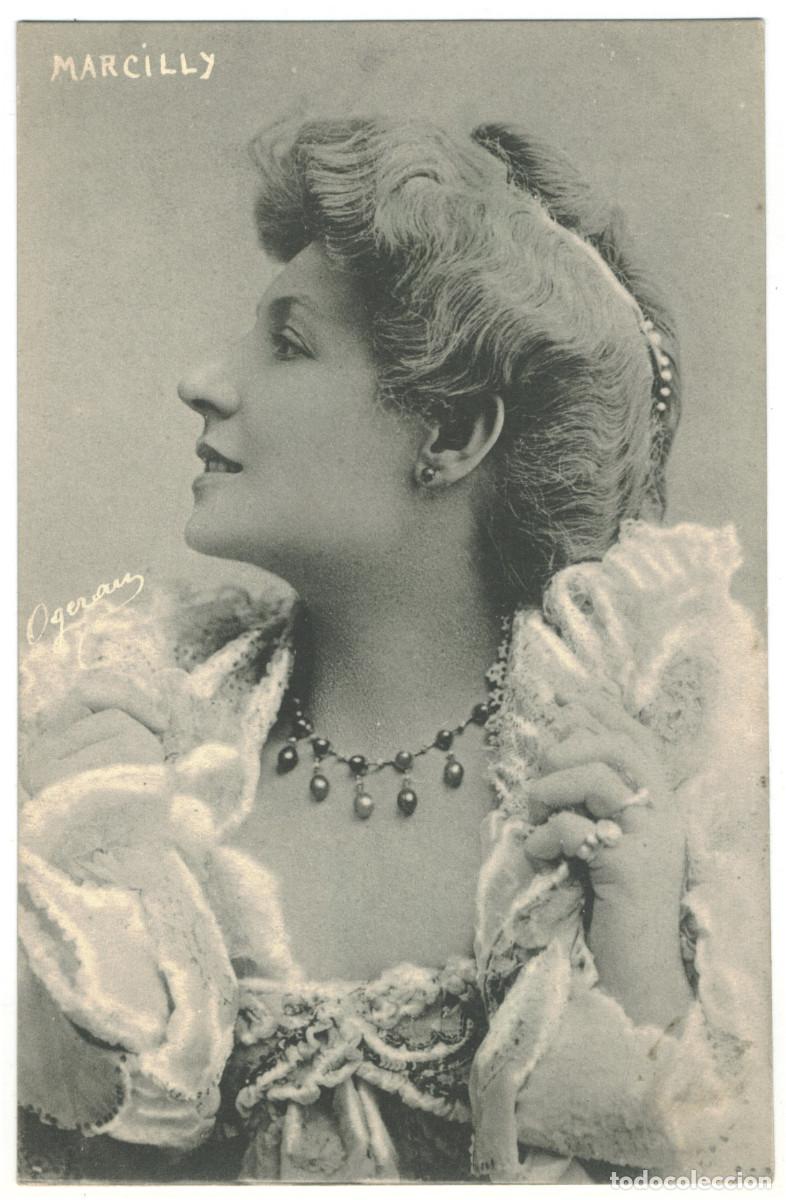 Cartoline: Actriz MARCILLY, Marie_Sin datos. Od&eacute;on. Photo Ogerau