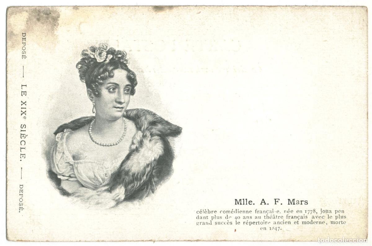 Postales: Actriz MARS, A. F._Le XIXe Si&eacute;cle