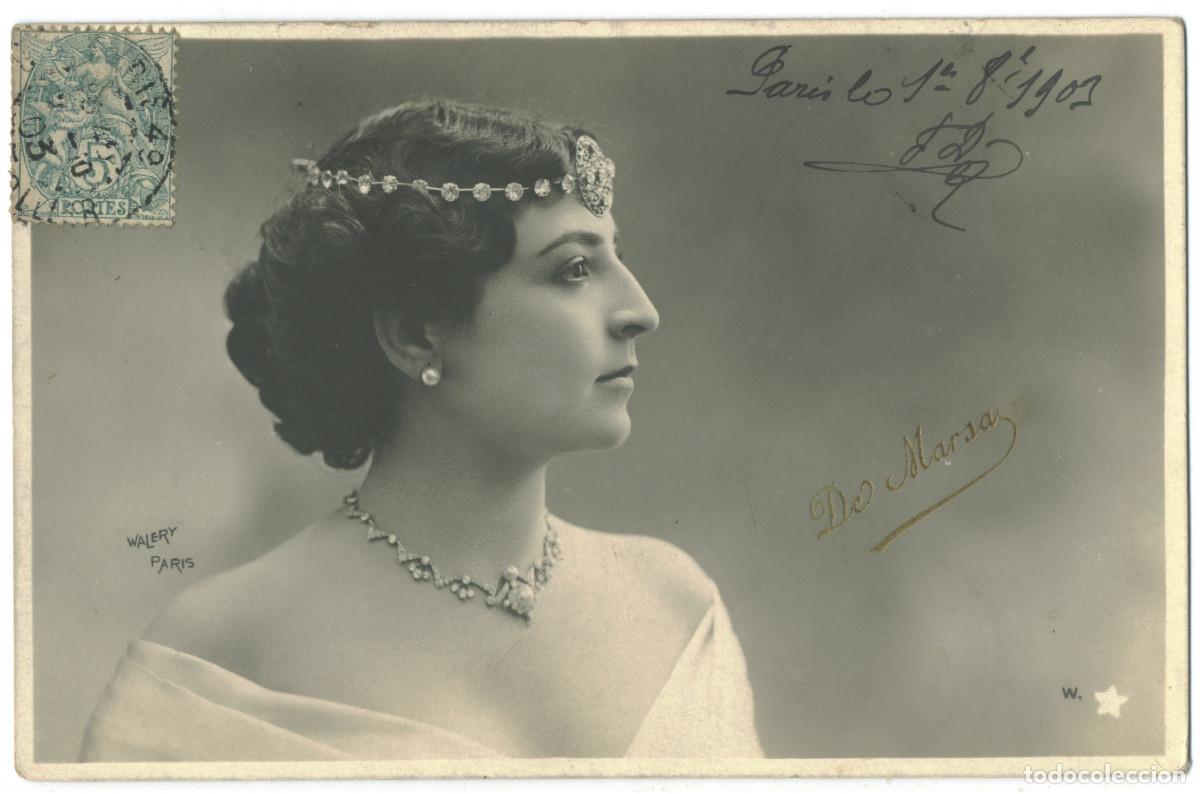 Postales: Actriz MARSA, de_W &Eacute;toile. 664-45. Photo Wal&eacute;ry