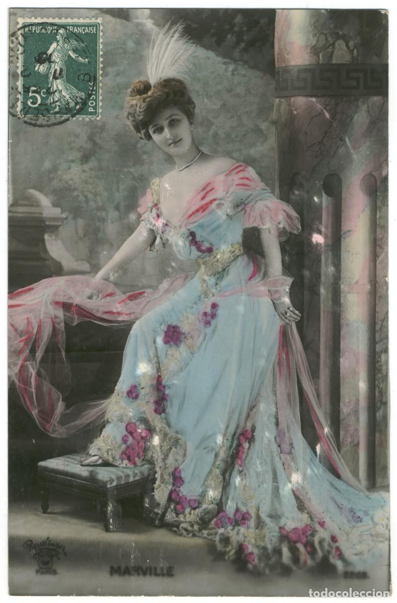 Postales: Actriz MARVILLE, Marie_Reutlinger. 2288