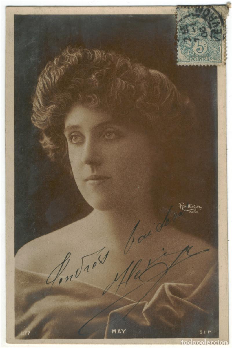 Postales: Actriz MAY_SIP. 1177. Photo Reutlinger