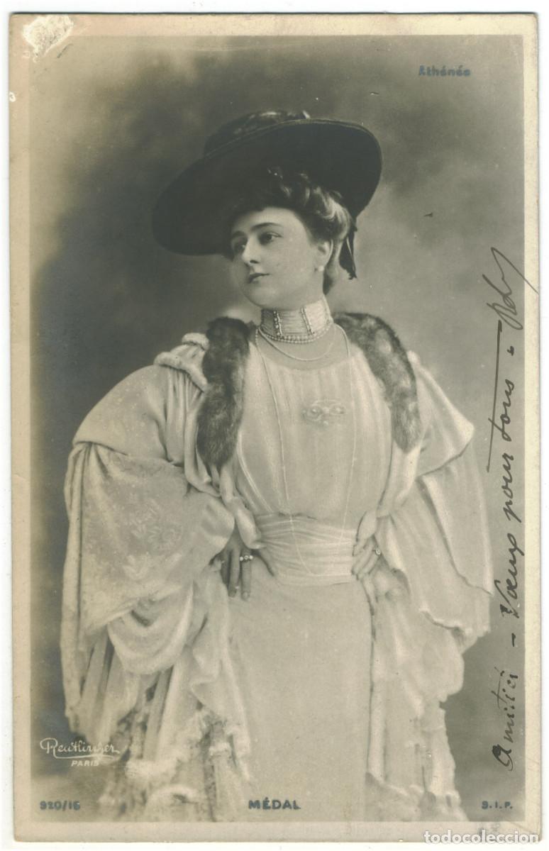Postales: Actriz M&Eacute;DAL_SIP. 920-16. Ath&eacute;n&eacute;e. Photo Reutlinger