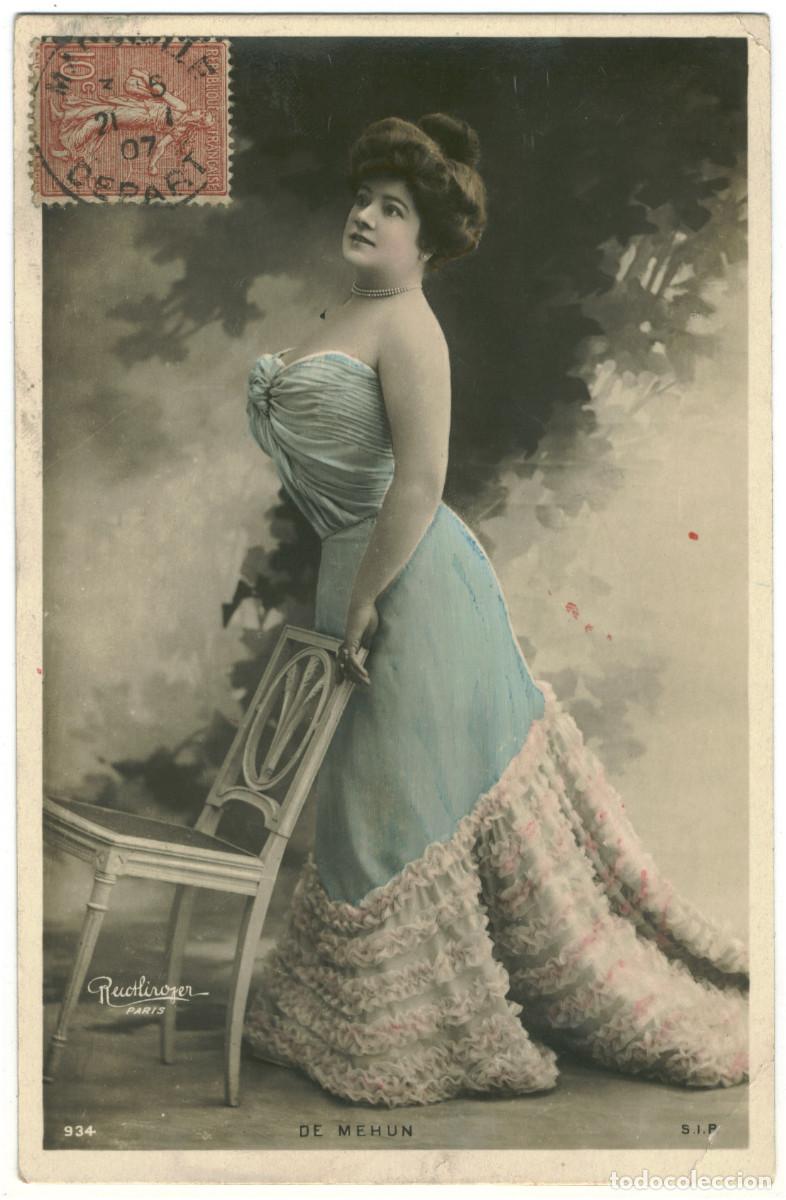 Postales: Actriz MEHUN, de_SIP. 934. Photo Reutlinger