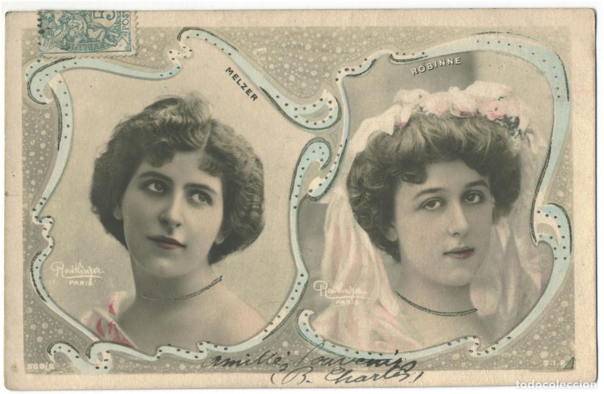 Postales: Actriz MELZER & ROBINNE, Gabrielle_SIP. 860-2. Photo Reutlinger