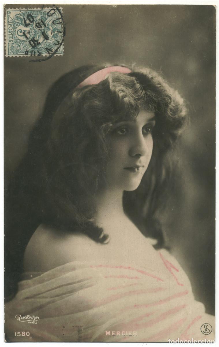 Postales: Actriz MERCIER_SIP. 1580. Photo Reutlinger